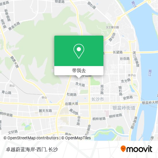 卓越蔚蓝海岸-西门地图