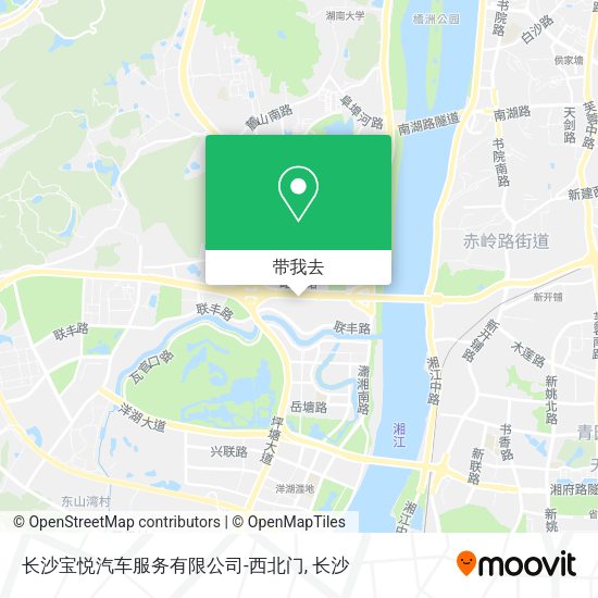 长沙宝悦汽车服务有限公司-西北门地图