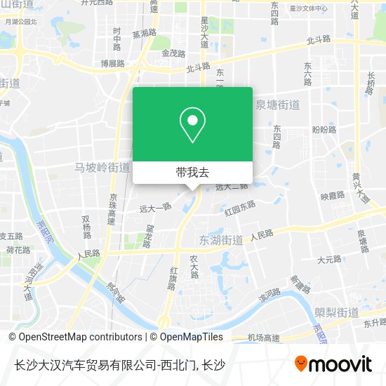 长沙大汉汽车贸易有限公司-西北门地图