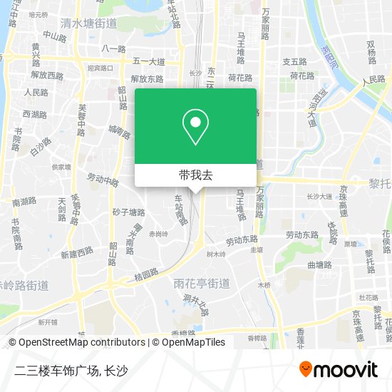 二三楼车饰广场地图