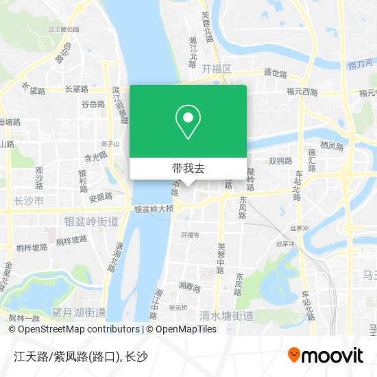 江天路/紫凤路(路口)地图