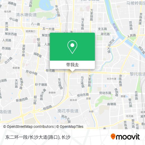 东二环一段/长沙大道(路口)地图