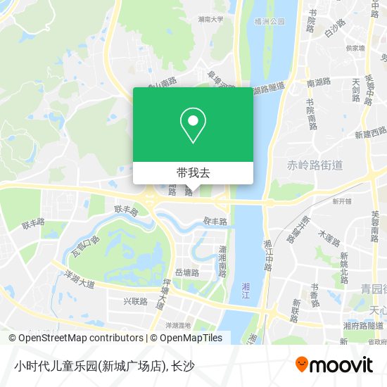 小时代儿童乐园(新城广场店)地图