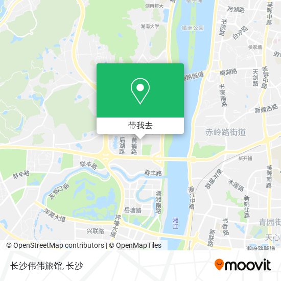 长沙伟伟旅馆地图