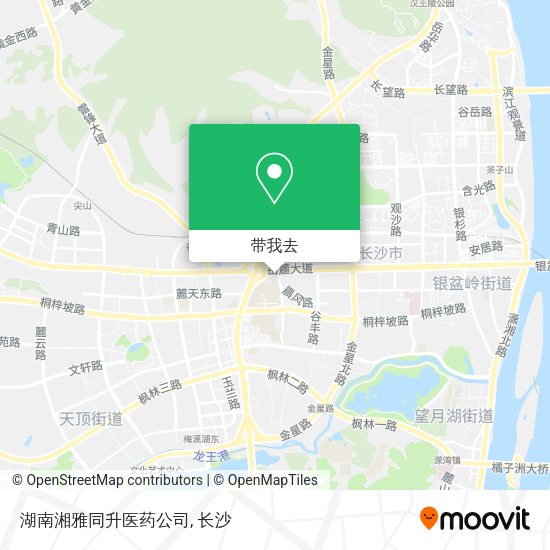 湖南湘雅同升医药公司地图