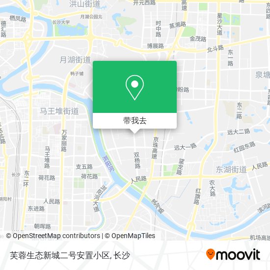 芙蓉生态新城二号安置小区地图