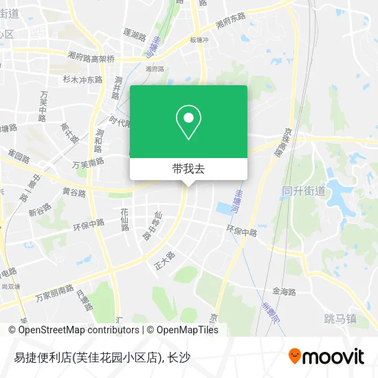 易捷便利店(芙佳花园小区店)地图