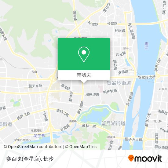 赛百味(金星店)地图