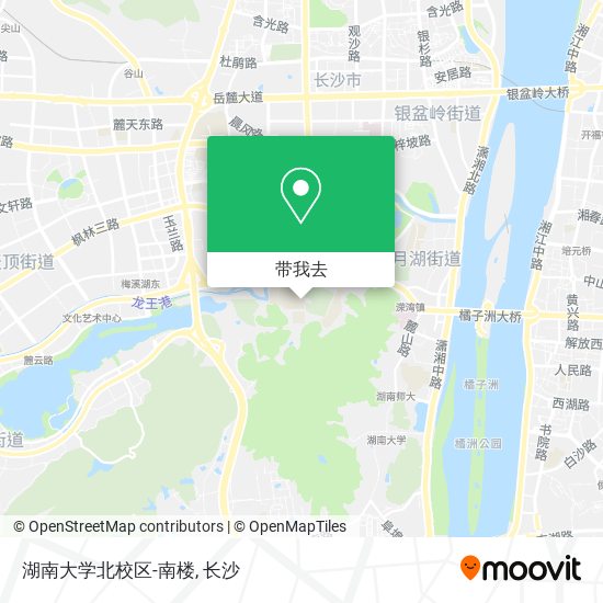 湖南大学北校区-南楼地图