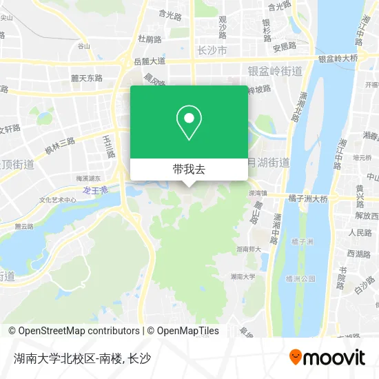 湖南大学北校区-南楼地图