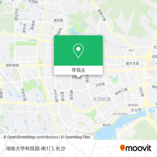 湖南大学科技园-南1门地图
