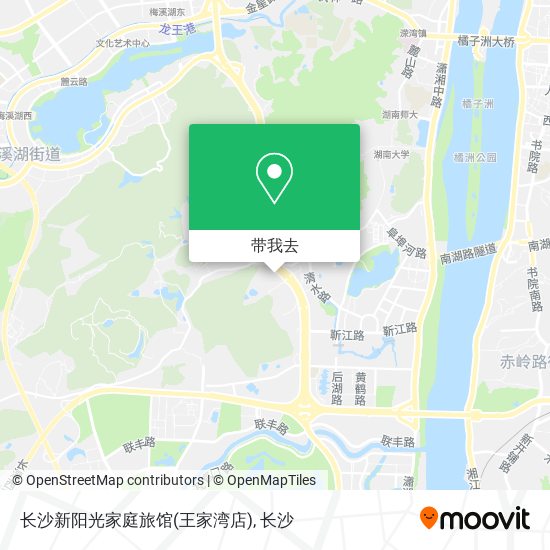 长沙新阳光家庭旅馆(王家湾店)地图