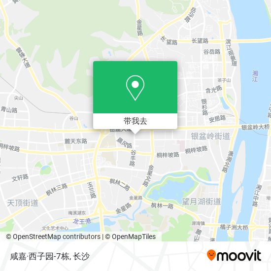 咸嘉·西子园-7栋地图
