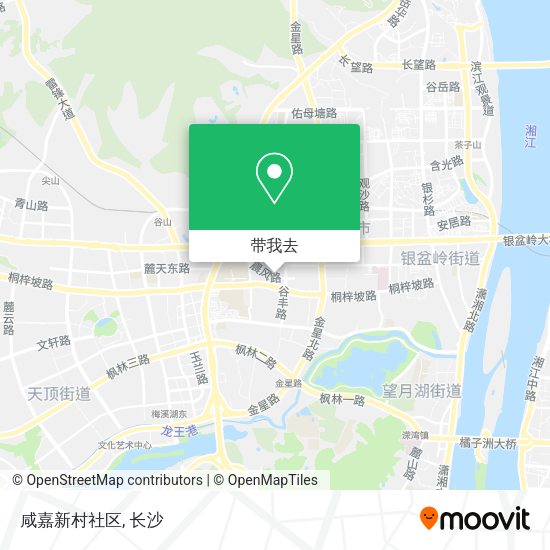咸嘉新村社区地图