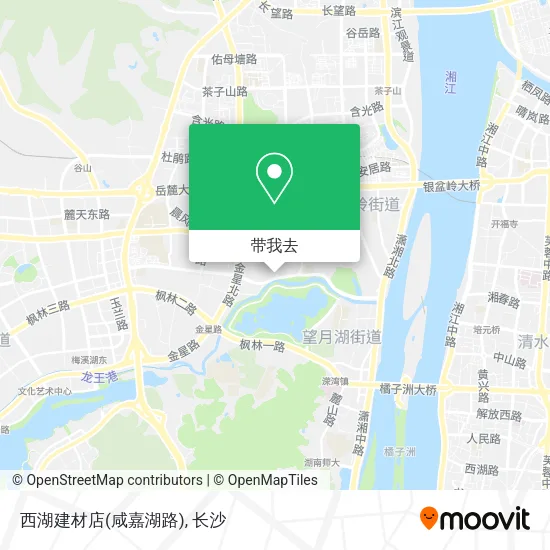 西湖建材店(咸嘉湖路)地图