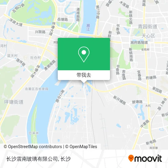 长沙震南玻璃有限公司地图