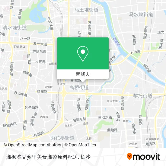 湘枫冻品乡里美食湘菜原料配送地图