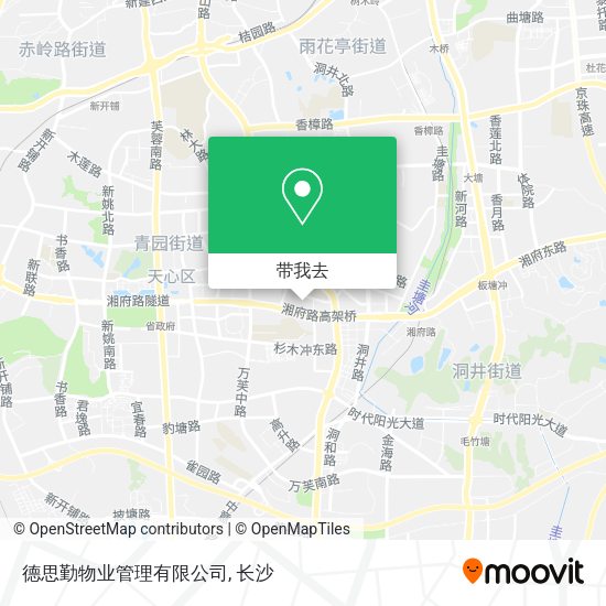 德思勤物业管理有限公司地图