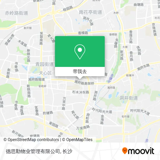 德思勤物业管理有限公司地图