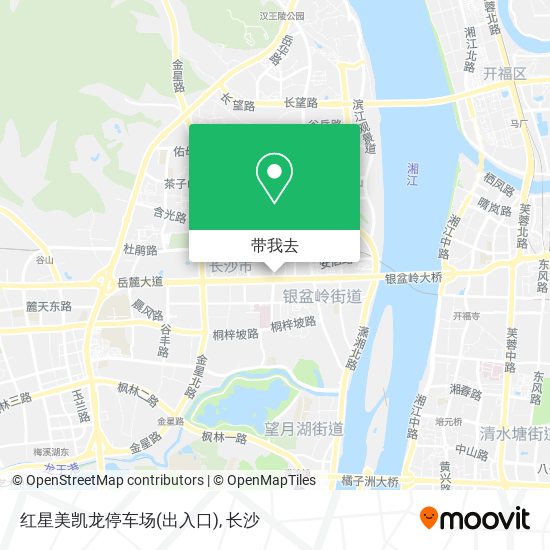 红星美凯龙停车场(出入口)地图