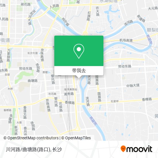 川河路/曲塘路(路口)地图