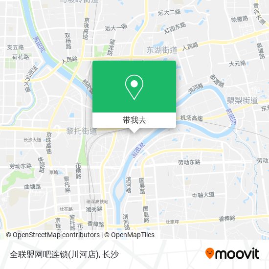 全联盟网吧连锁(川河店)地图