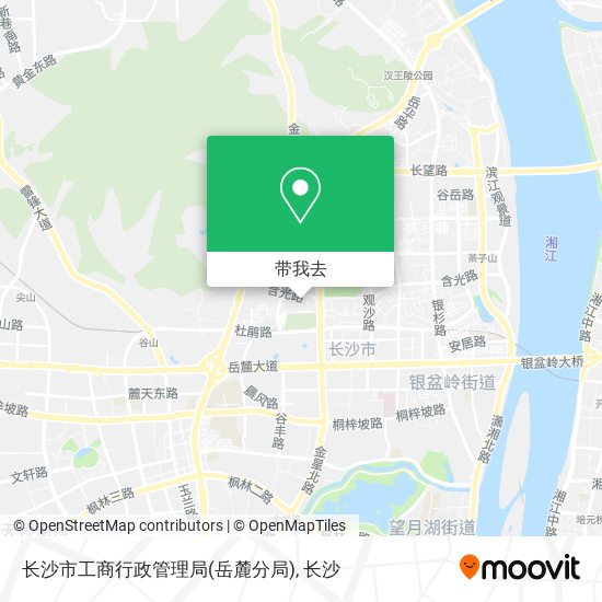 长沙市工商行政管理局(岳麓分局)地图