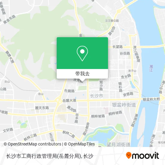 长沙市工商行政管理局(岳麓分局)地图