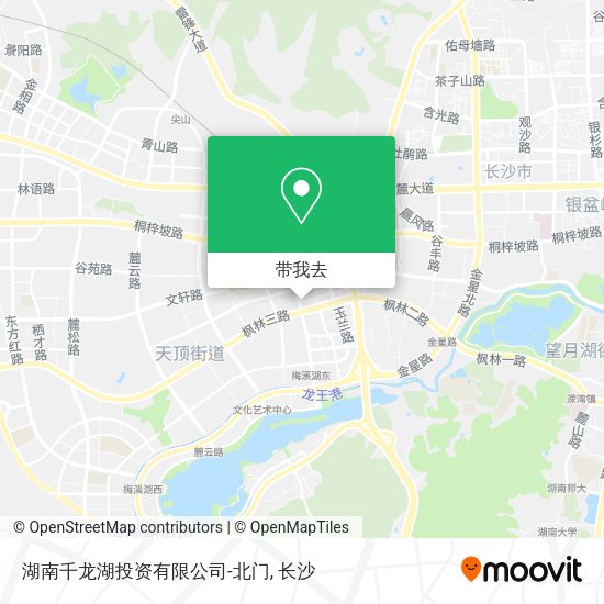 湖南千龙湖投资有限公司-北门地图