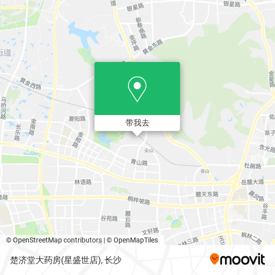 楚济堂大药房(星盛世店)地图