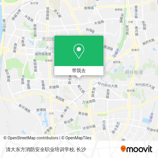 清大东方消防安全职业培训学校地图