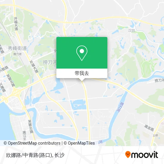 欣娜路/中青路(路口)地图
