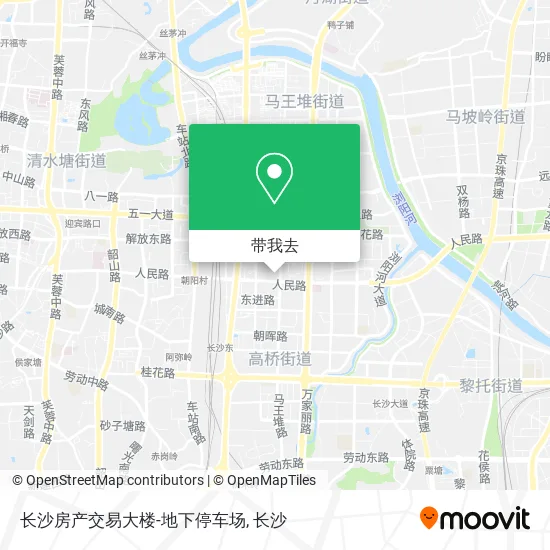 长沙房产交易大楼-地下停车场地图