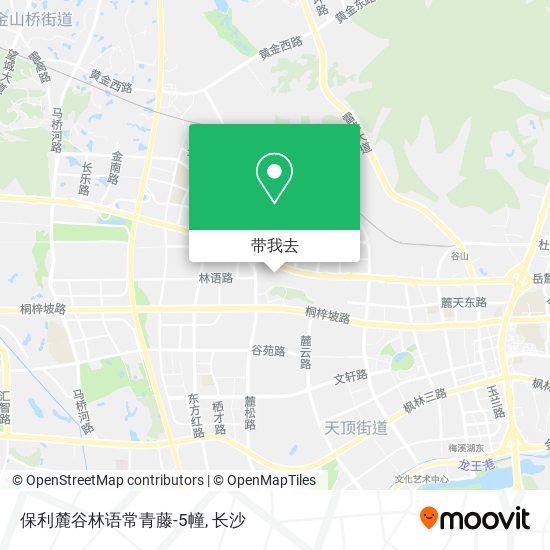 保利麓谷林语常青藤-5幢地图