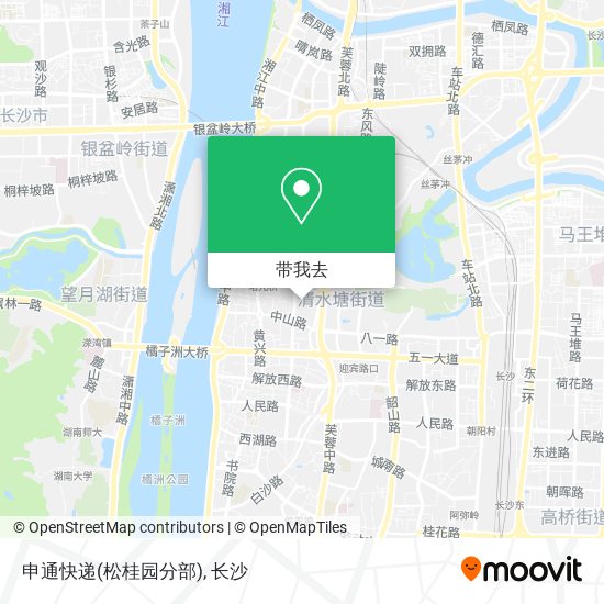 申通快递(松桂园分部)地图