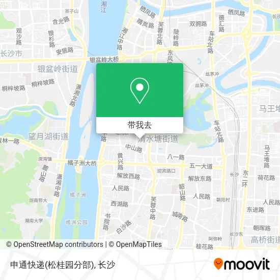 申通快递(松桂园分部)地图