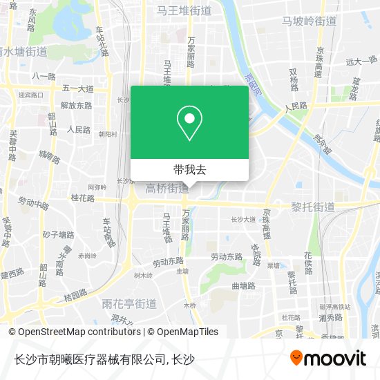 长沙市朝曦医疗器械有限公司地图