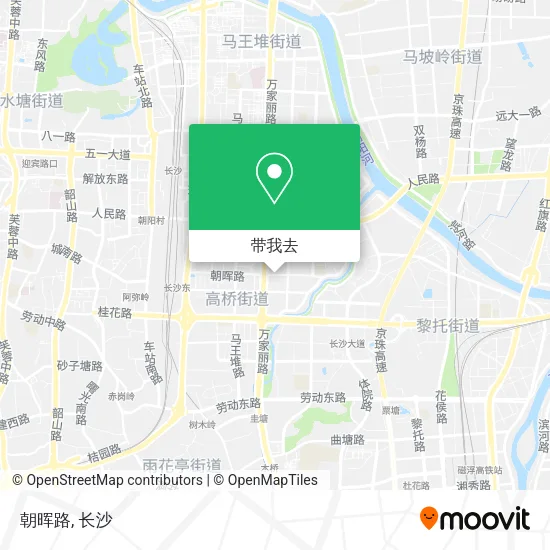 朝晖路地图