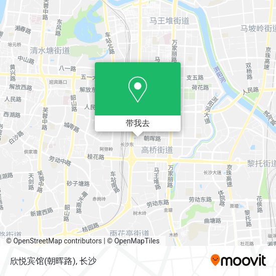 欣悦宾馆(朝晖路)地图