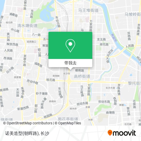 诺美造型(朝晖路)地图