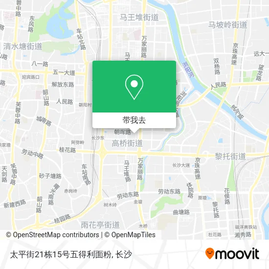太平街21栋15号五得利面粉地图