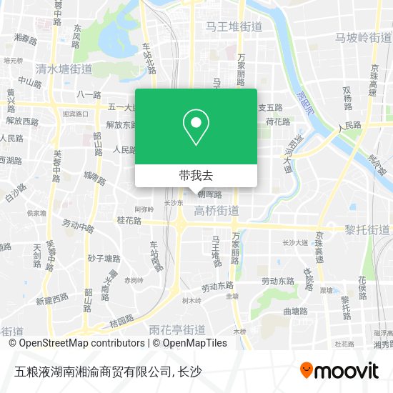 五粮液湖南湘渝商贸有限公司地图