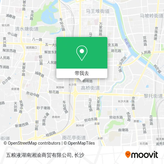 五粮液湖南湘渝商贸有限公司地图
