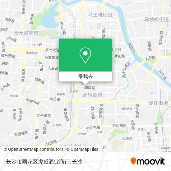 长沙市雨花区虎威酒业商行地图