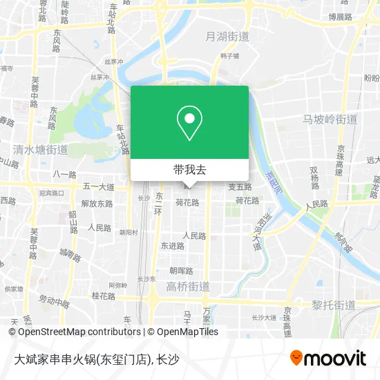 大斌家串串火锅(东玺门店)地图
