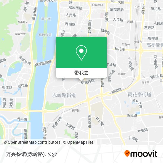 万兴餐馆(赤岭路)地图