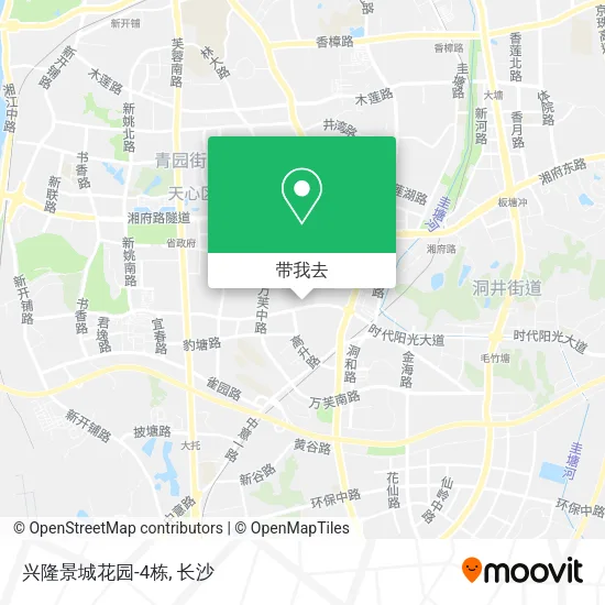 兴隆景城花园-4栋地图