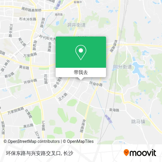 环保东路与兴安路交叉口地图
