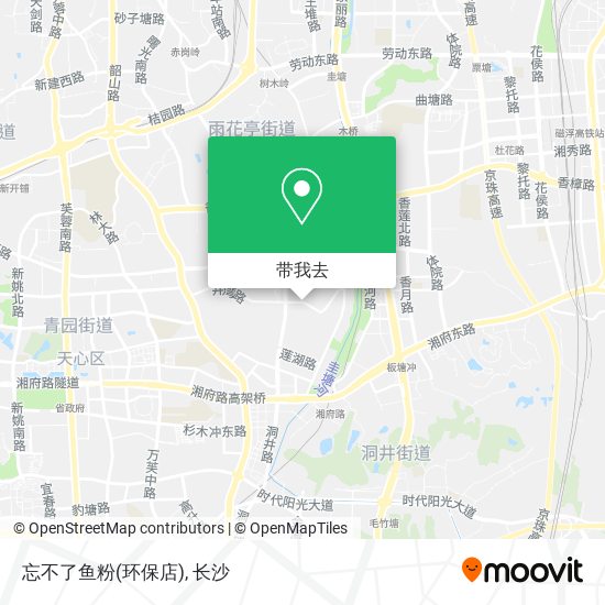 忘不了鱼粉(环保店)地图