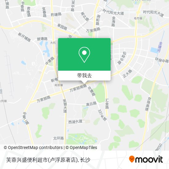 芙蓉兴盛便利超市(卢浮原著店)地图